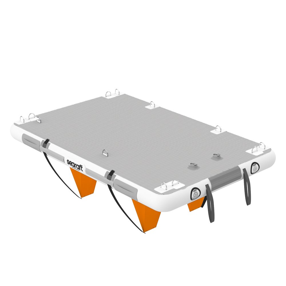 SeaRaft Diamond deck gris small plateforme gonflable