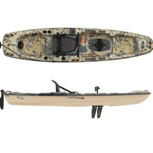 Kayak de pêche Pelican The Catch 130 HD II Light Khaki