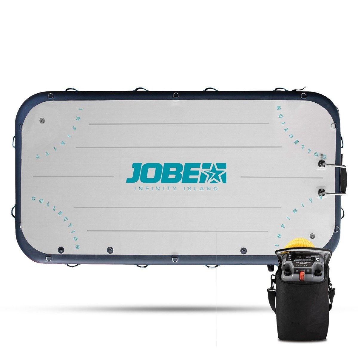 Pack plateforme gonflable bateau Jobe Infinity island avec gonfleur